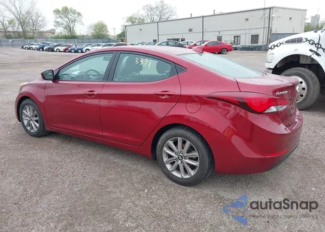 2014 Hyundai Elantra Se z USA, uszkodzony, nr VIN 5NPDH4AE8EH479855